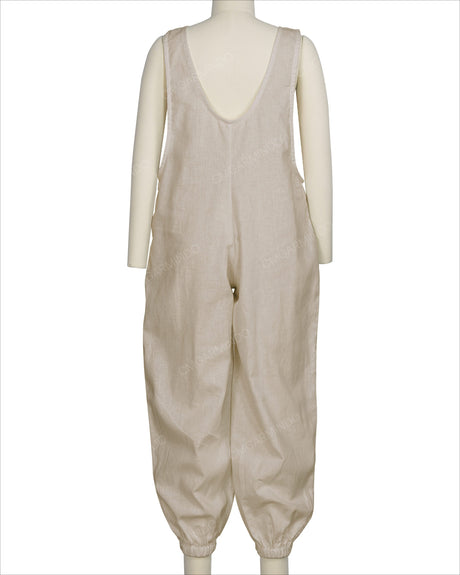 Elastic Hem Relax Overalls