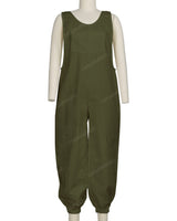 Elastic Hem Relax Overalls