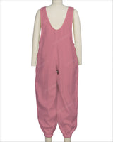 Elastic Hem Relax Overalls