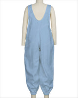 Elastic Hem Relax Overalls