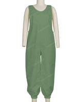 Elastic Hem Relax Overalls