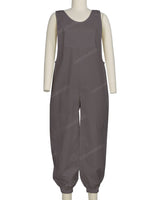 Elastic Hem Relax Overalls