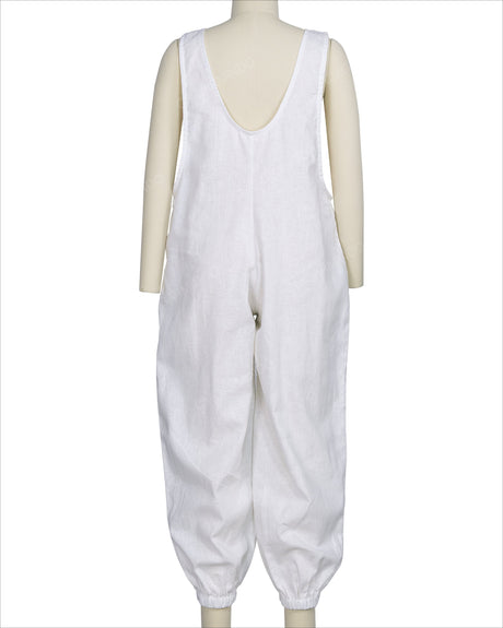 Elastic Hem Relax Overalls