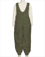 Elastic Hem Relax Overalls