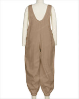 Elastic Hem Relax Overalls