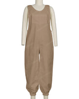 Elastic Hem Relax Overalls