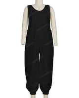 Elastic Hem Relax Overalls