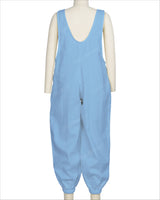 Elastic Hem Relax Overalls