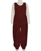 Elastic Hem Relax Overalls