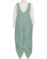 Elastic Hem Relax Overalls