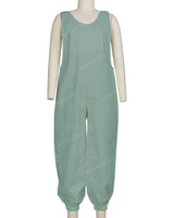Elastic Hem Relax Overalls