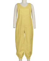 Elastic Hem Relax Overalls