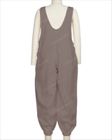 Elastic Hem Relax Overalls