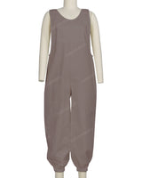 Elastic Hem Relax Overalls