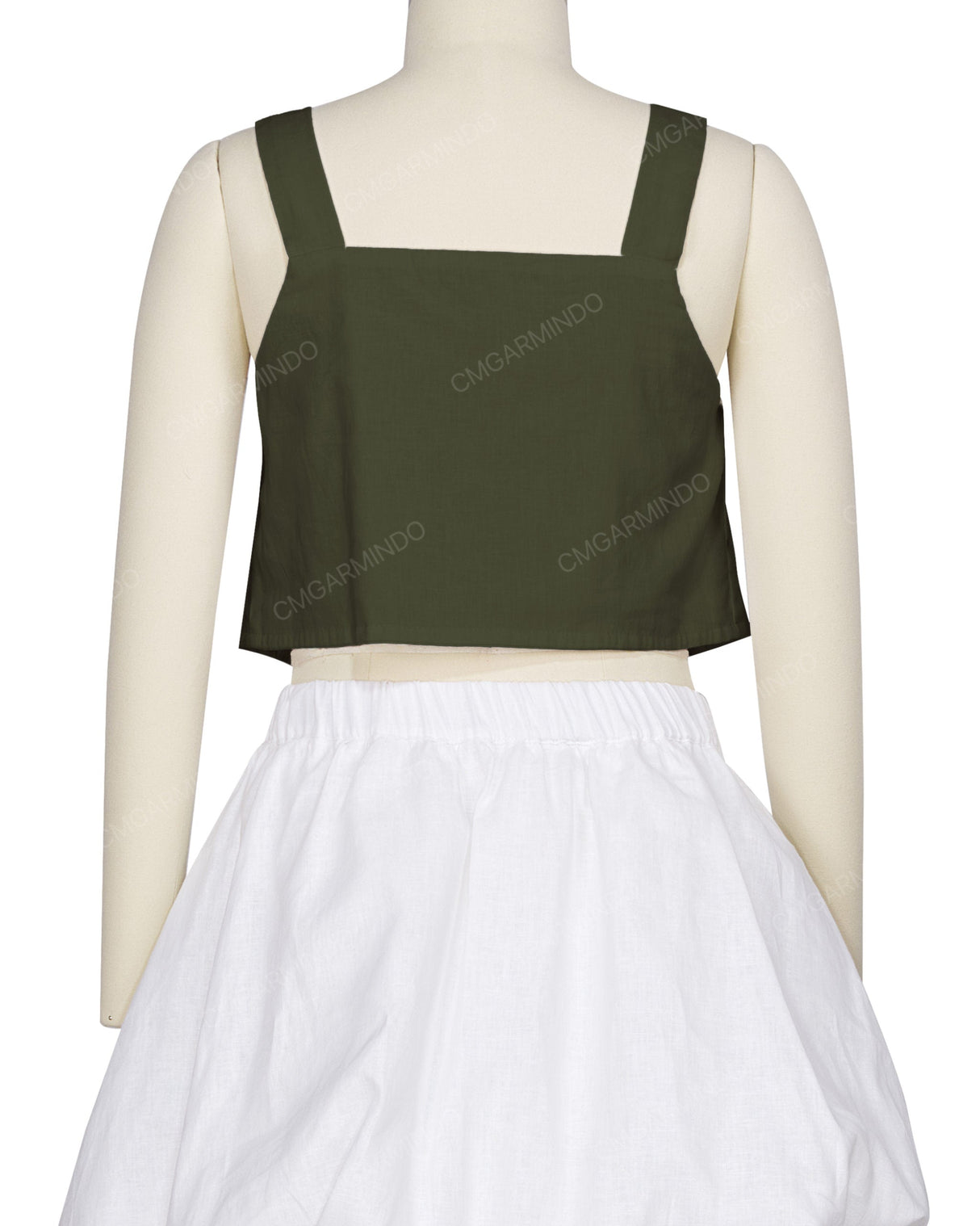 Ruffle Side Button Up Top