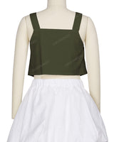 Ruffle Side Button Up Top