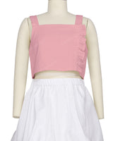 Ruffle Side Button Up Top