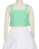 Ruffle Side Button Up Top