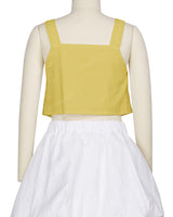 Ruffle Side Button Up Top