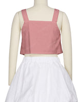 Ruffle Side Button Up Top
