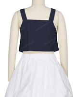 Ruffle Side Button Up Top