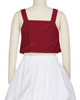 Ruffle Side Button Up Top