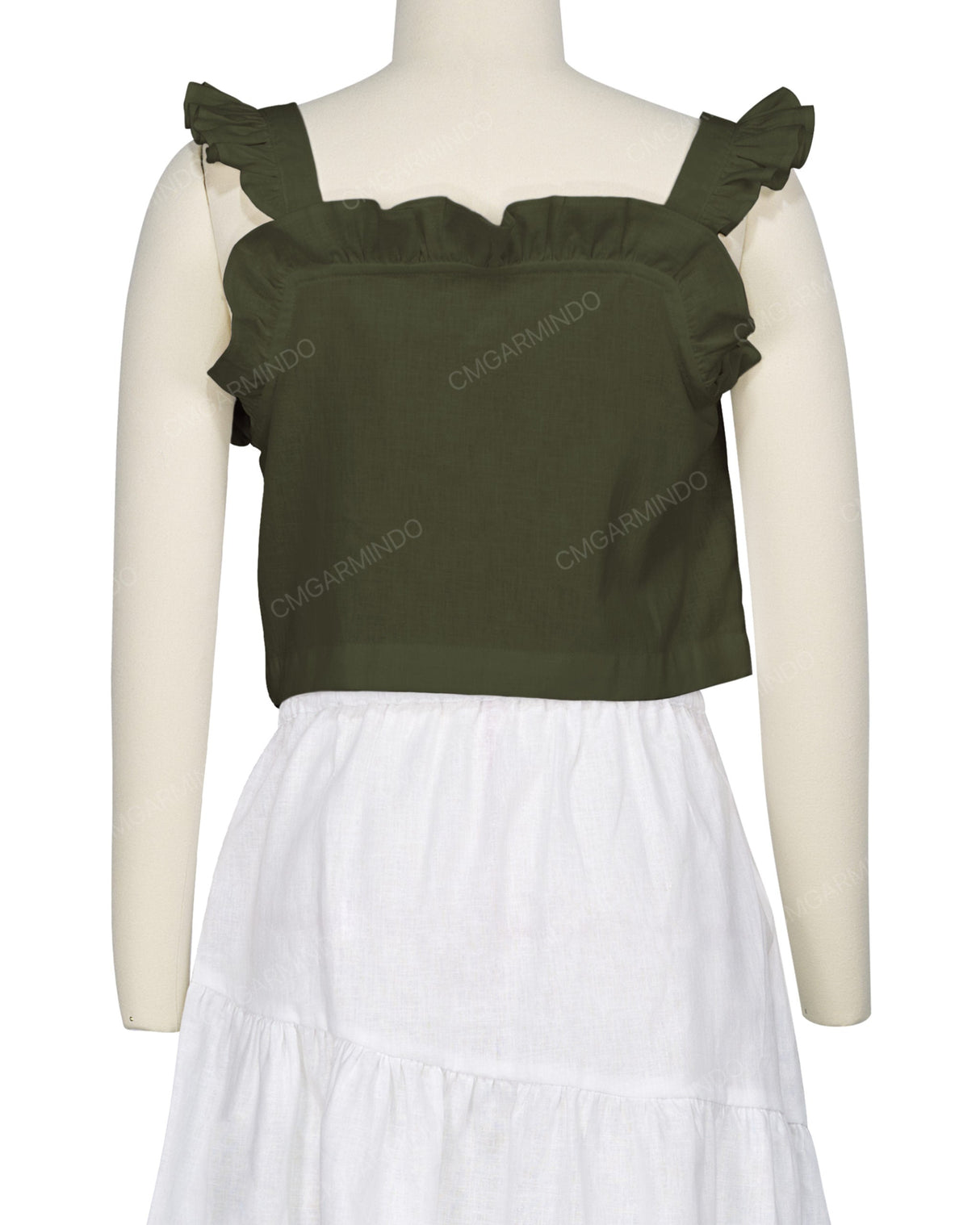 Ruffle Button Up Top