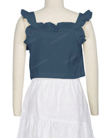 Ruffle Button Up Top