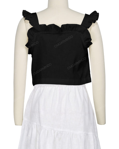 Ruffle Button Up Top