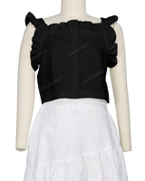 Ruffle Button Up Top
