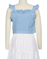 Ruffle Button Up Top