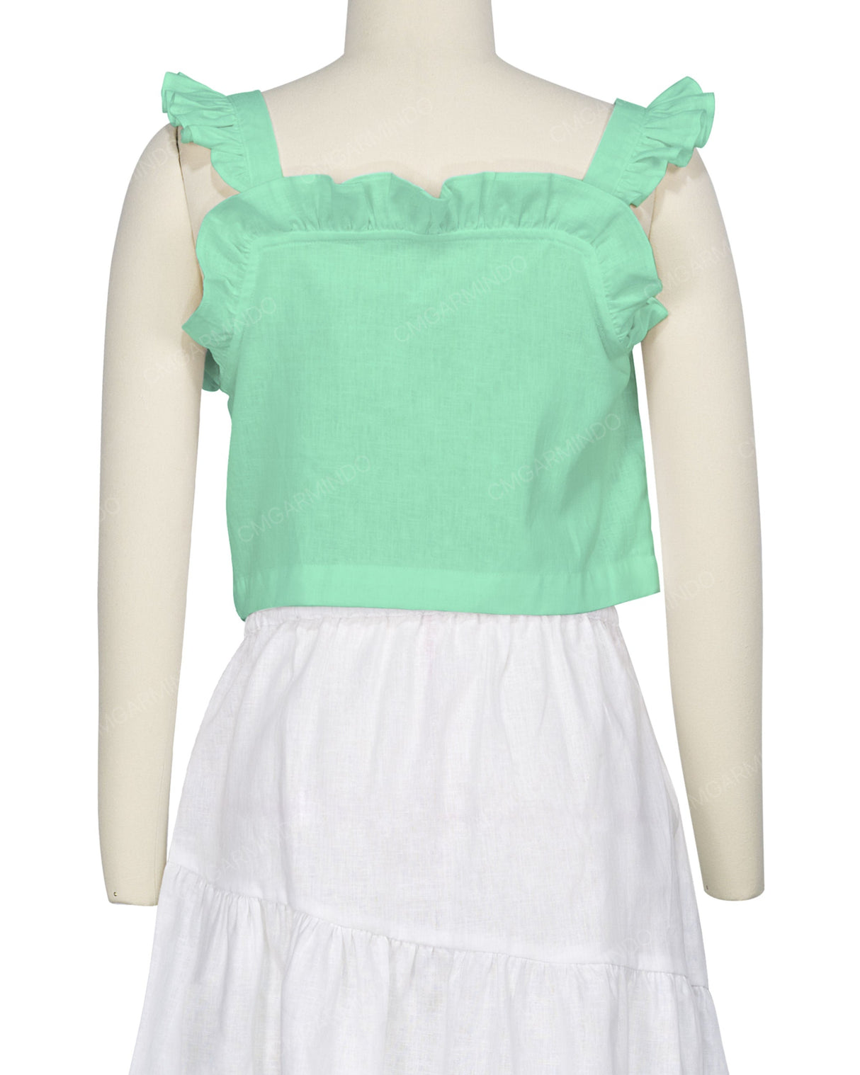 Ruffle Button Up Top