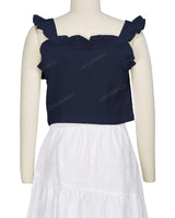 Ruffle Button Up Top
