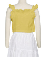 Ruffle Button Up Top