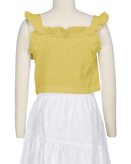 Ruffle Button Up Top
