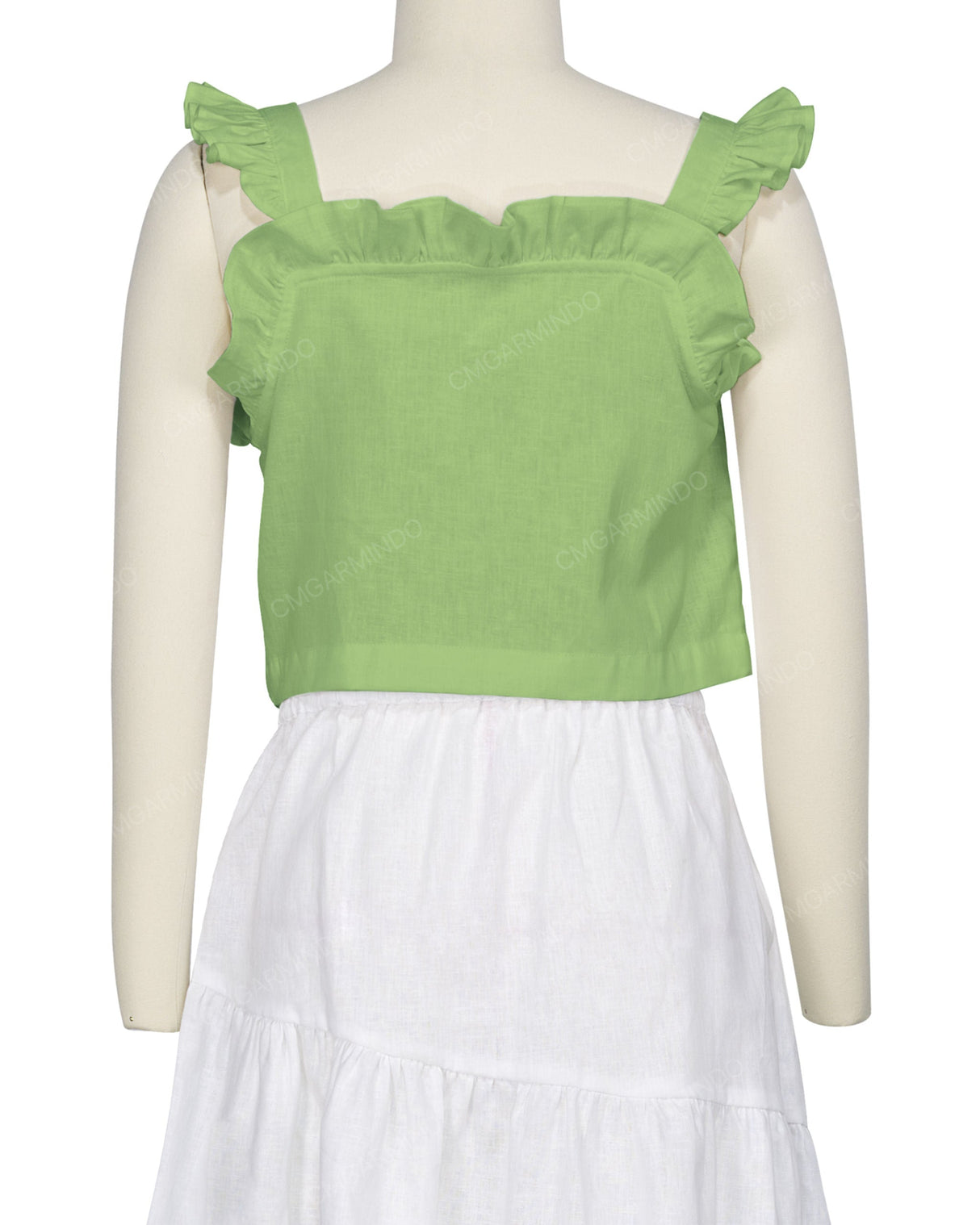 Ruffle Button Up Top