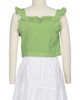 Ruffle Button Up Top
