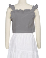 Ruffle Button Up Top