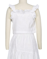 Ruffle Button Up Top