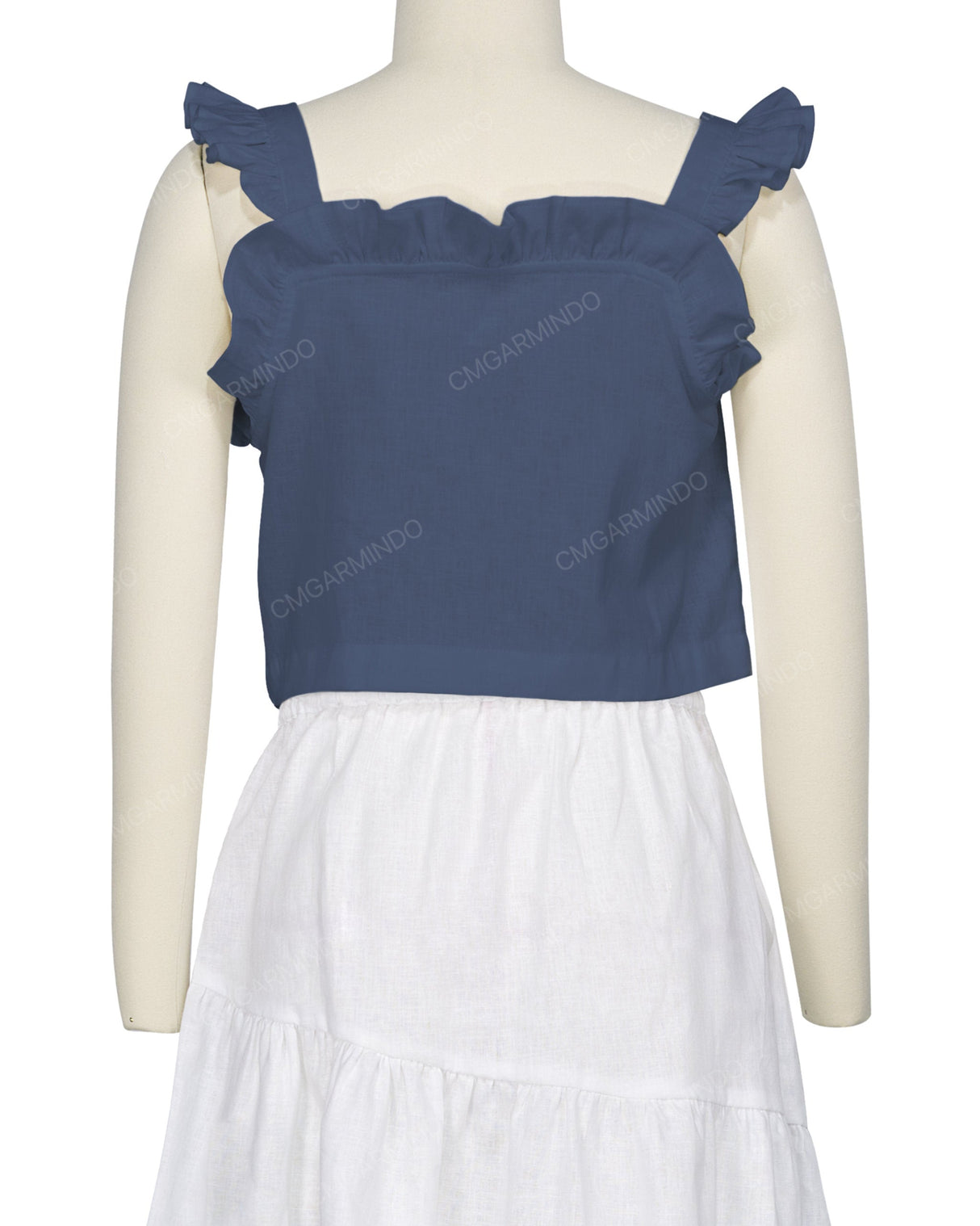 Ruffle Button Up Top