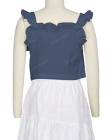 Ruffle Button Up Top