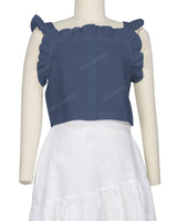 Ruffle Button Up Top
