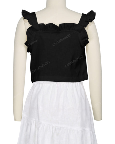 Ruffle Button Up Top