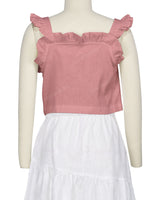 Ruffle Button Up Top