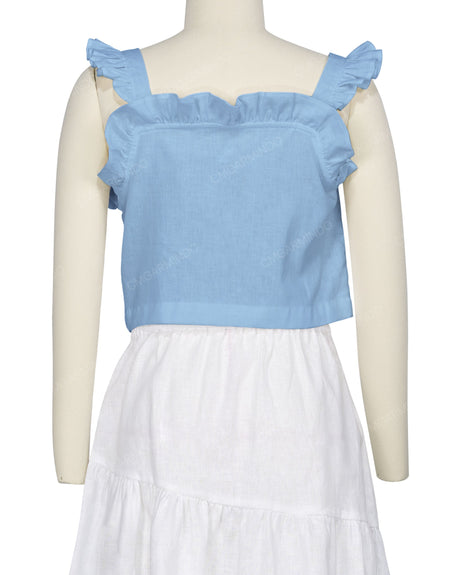 Ruffle Button Up Top