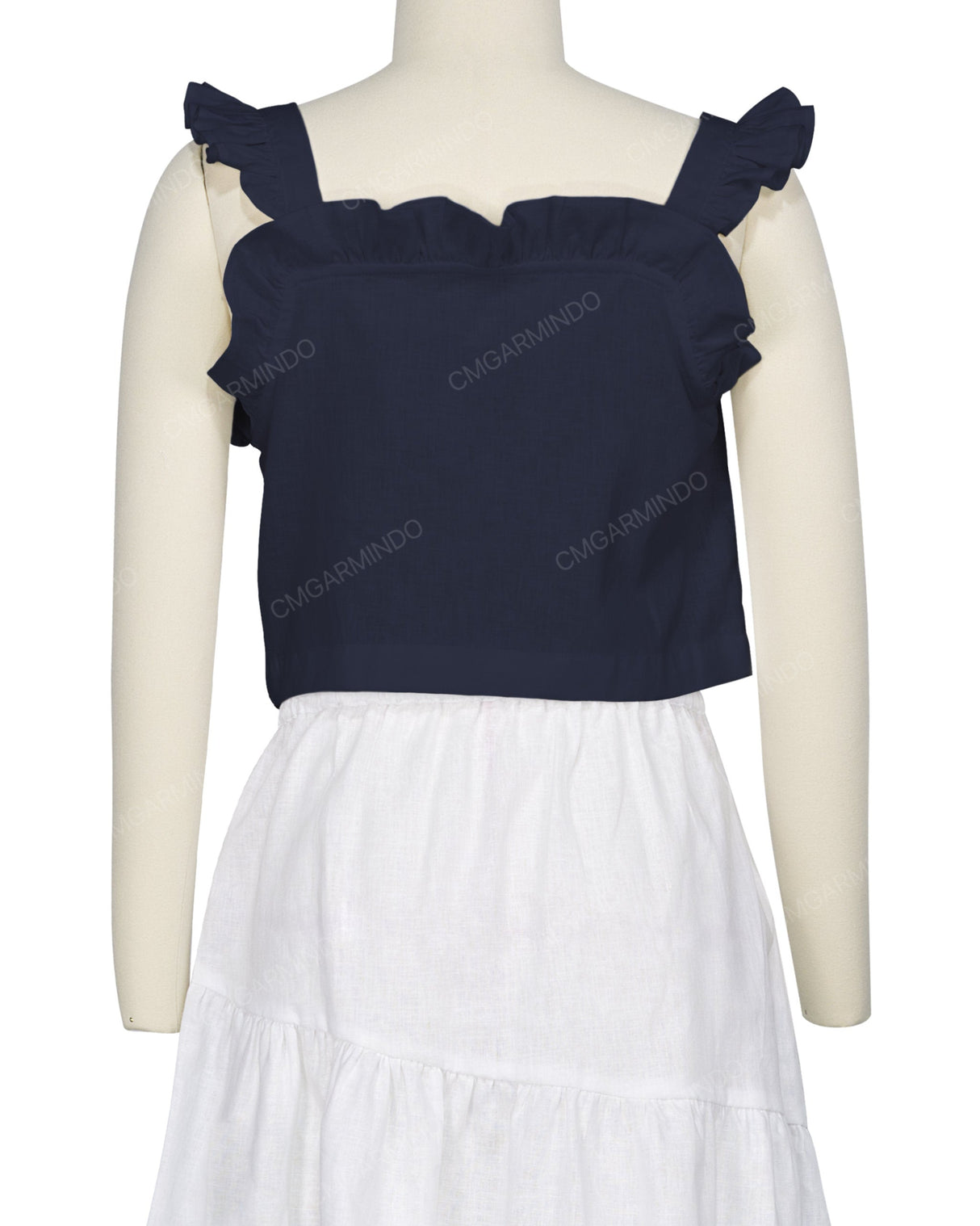 Ruffle Button Up Top