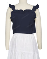 Ruffle Button Up Top