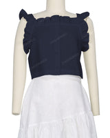 Ruffle Button Up Top