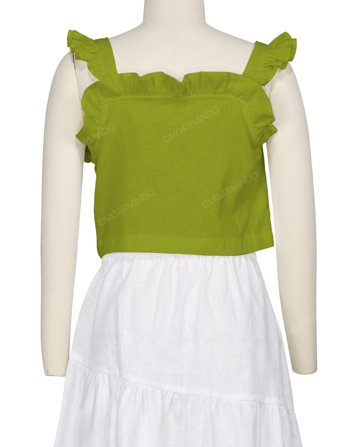 Ruffle Button Up Top