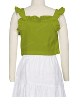 Ruffle Button Up Top